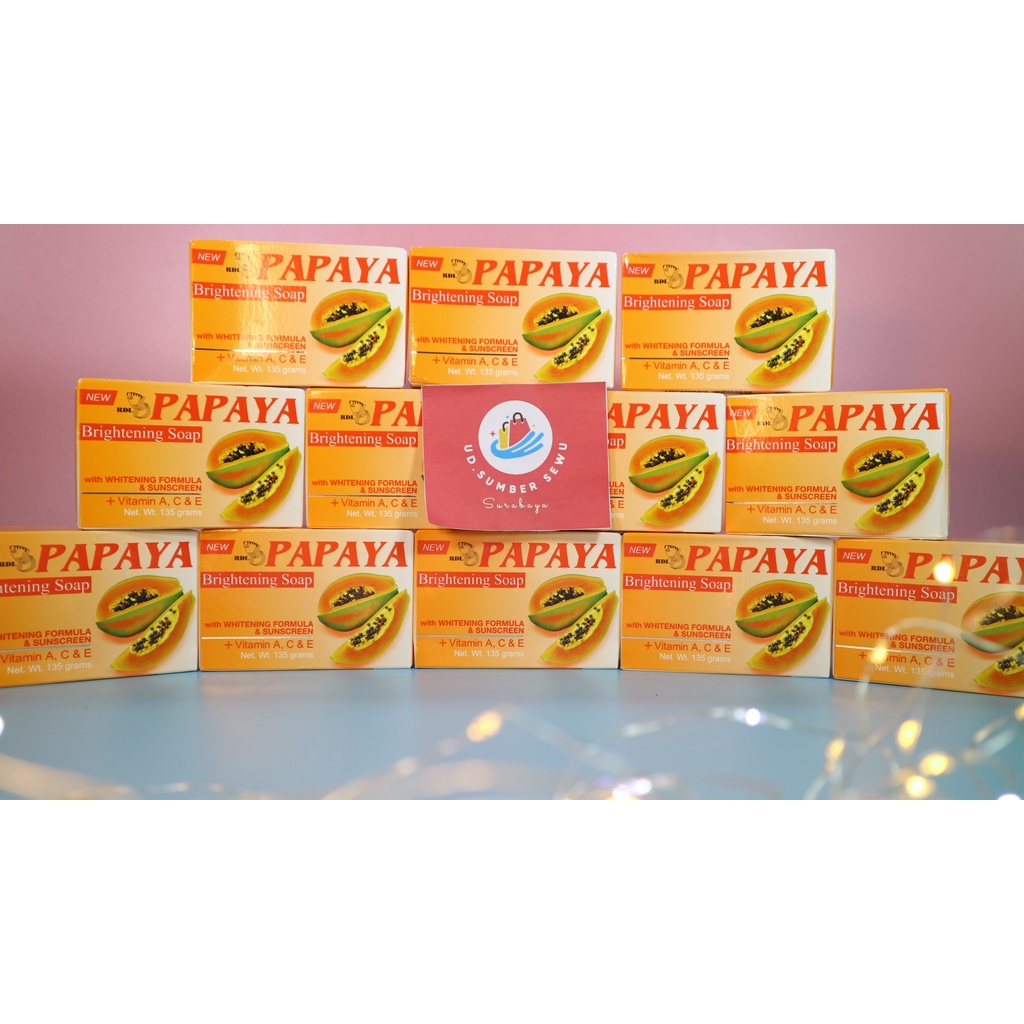 Sabun Pepaya Philipine RDL / Sabun Papaya Whitening Soap