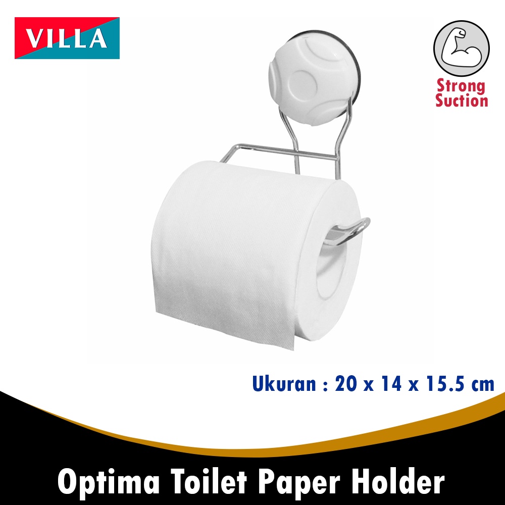 Ktmstore Gantungan tissue gulung Stainless Steel Toilet Roll Holder villa 0234