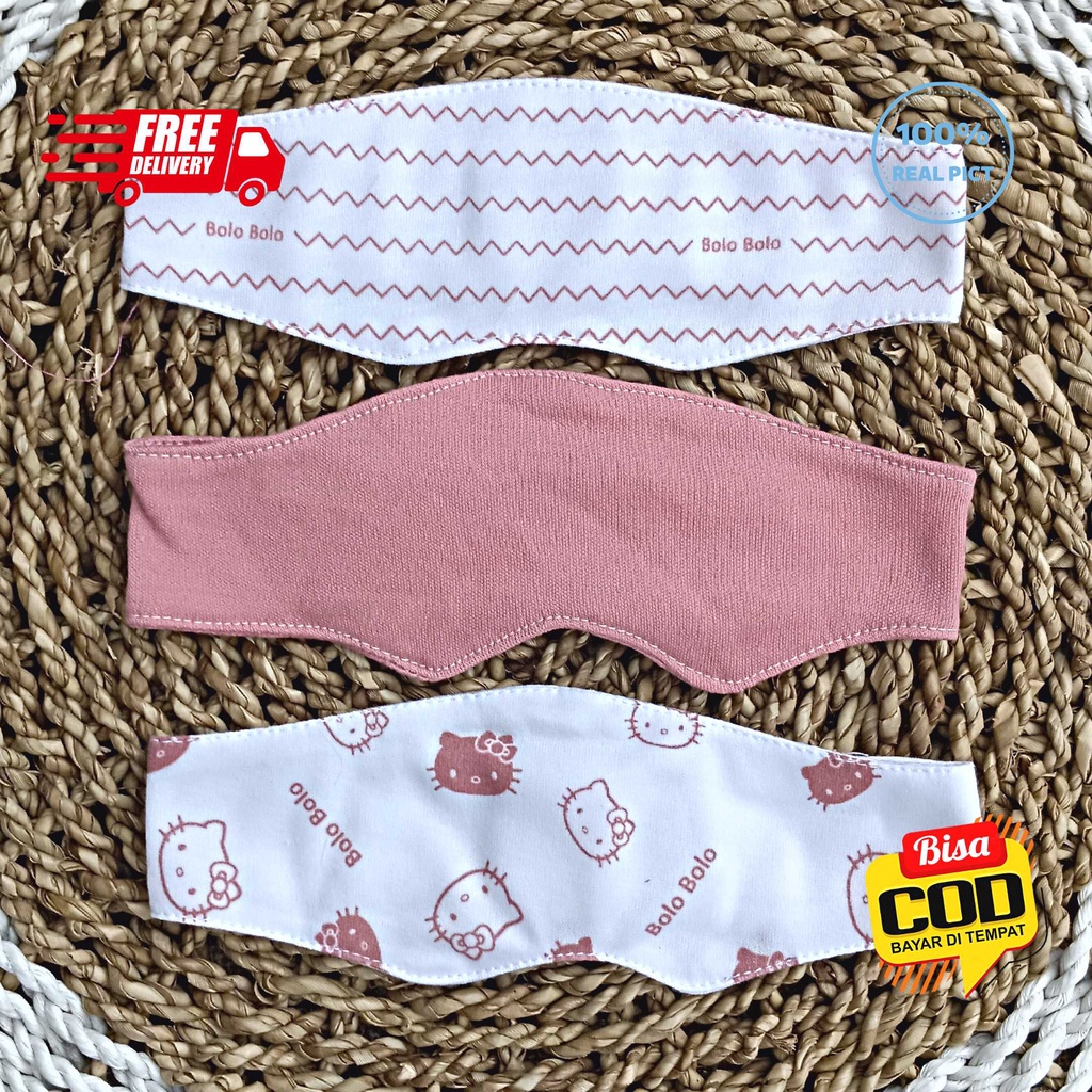 SALE 7.7 SERIAN DUSTY - 3 Pcs Kacamata Jemur Bayi Penutup dan Pelindung Mata Bayi Serian PINK DUSTY merk SNI Bolo - Bolo