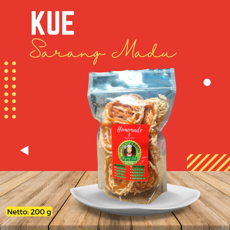 

MAKANAN RINGAN KUE KERING SARANG MADU