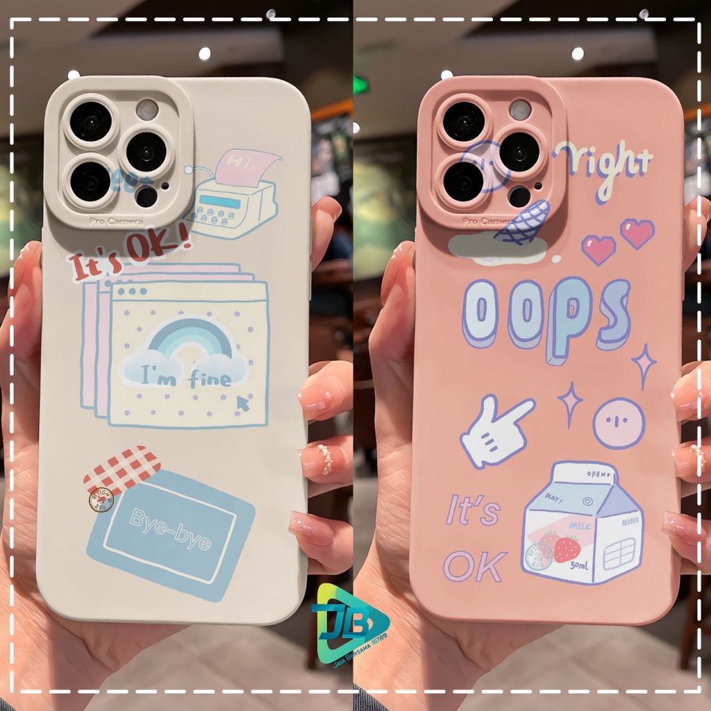 CUSTOM CASE SOFTCASE SILIKON PROCAMERA OOPS  CUSTOM OPPO A3S A1K A5S A7 A37 NEO 9 A15 A15S A16 F1S A59 A96 A52 A92 A31 A8 A33 A53 A9 A5 2020 JB6658