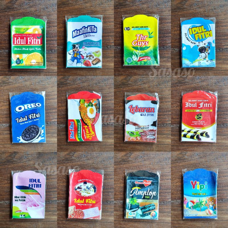 

AMPLOP LEBARAN SNACK UNIK ISI 10PCS