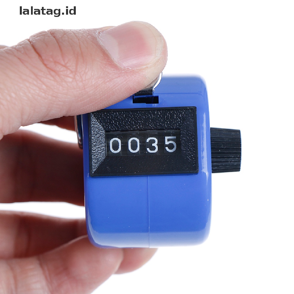 [lalatag] 1pc 4digi Number Manual Tally Counter Penghitung Latihan Clicker Golf Digital [ID]