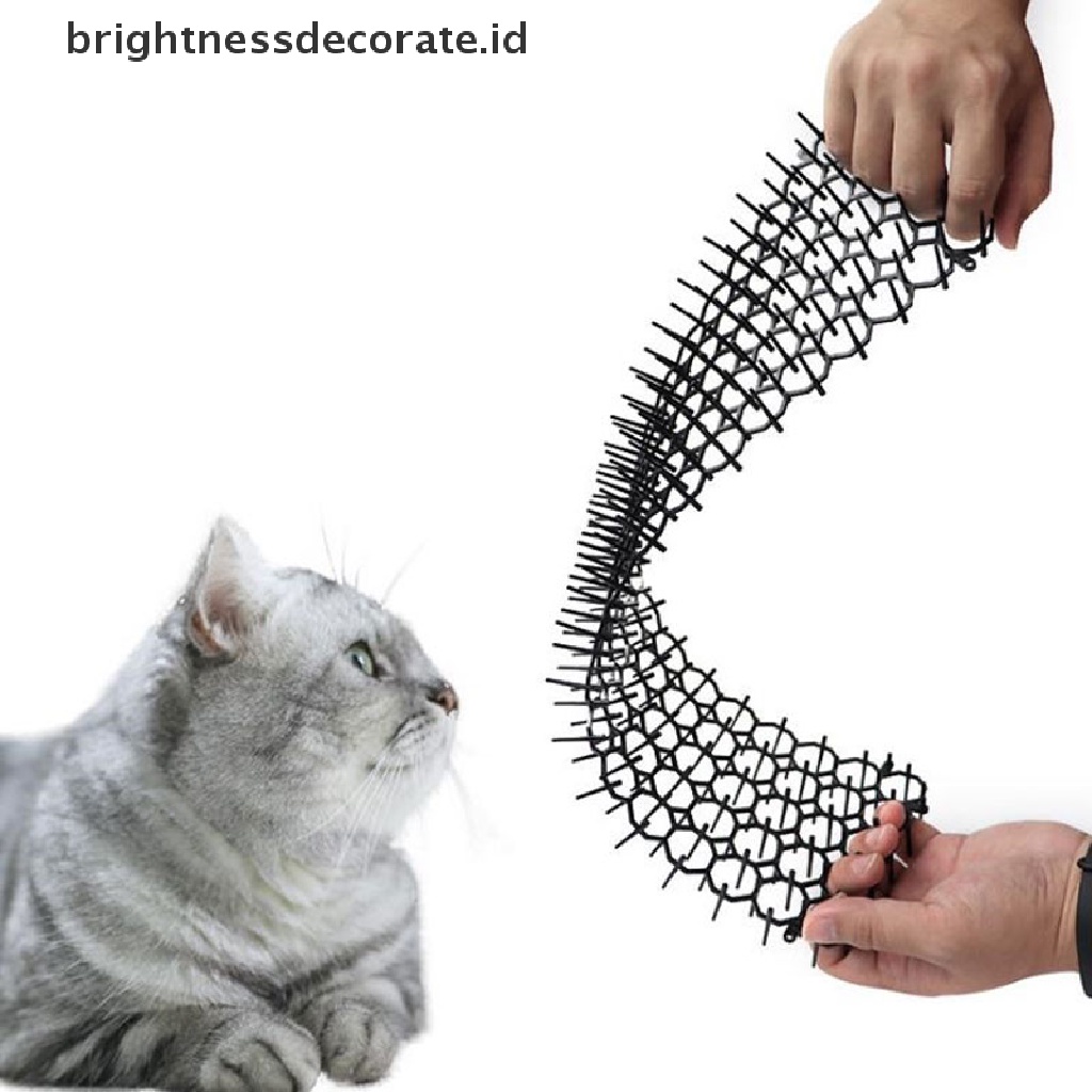 [Birth] 1pcs 13cmx49cm Taman Tusuk Strip Gali Stop Pengusir Kucing Jera Tikar [ID]