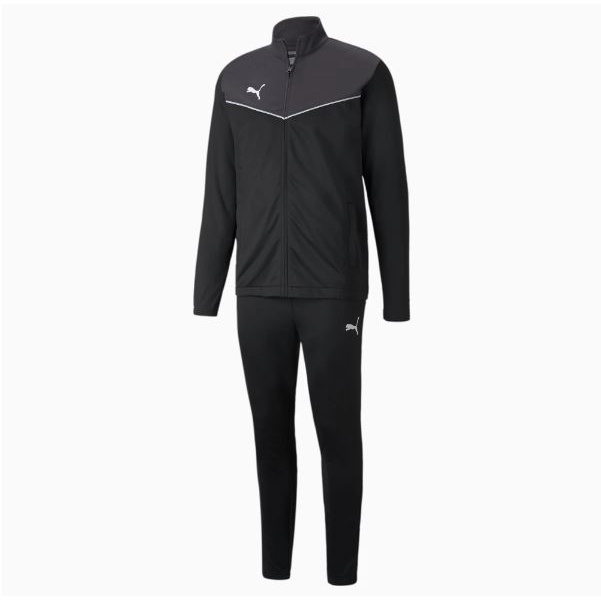 JAKET ONE SET RUNNING PUMA individualRISE Tracksuit Puma Black-Asph 657534 03