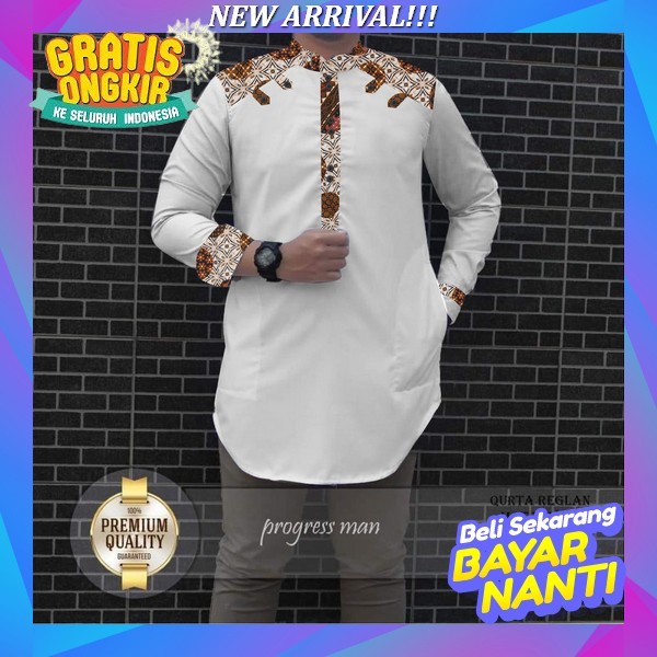 Baju Koko Pria Dewasa Warna Biru Navi Dongker Seragam Hadroh Koko Dewasa Terbaru 2023 Baju Koko Pria