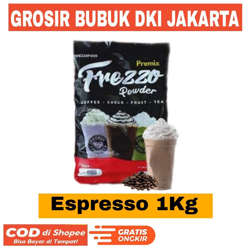 

Frezzo Espresso 1Kg Bubuk Minuman Rasa Kopi Usaha Es Pinggir Jalan