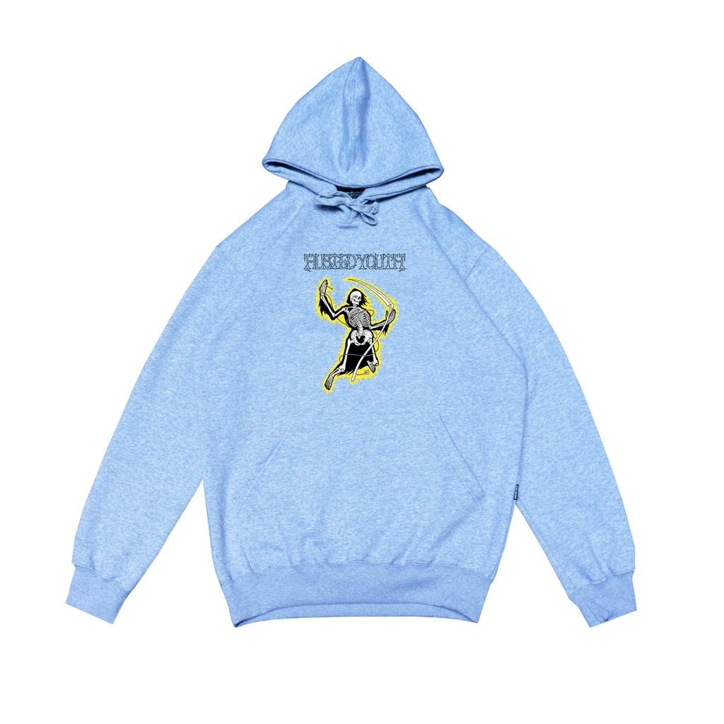 HUSTED CHID GREY HOODIE