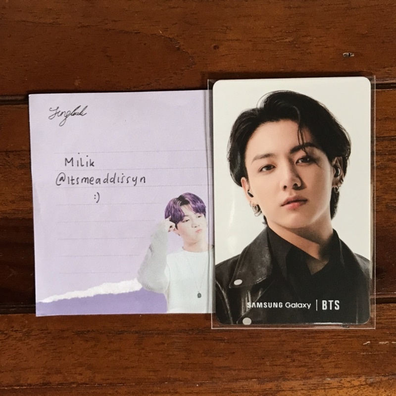 [READY STOCK] Photocard PC Samsung Latin BTS Jungkook Jk