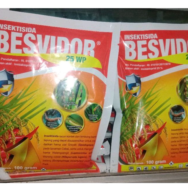 insektisida *BESVIDOR* 25WP