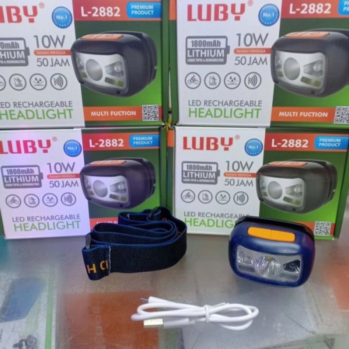 Senter Kepala / Head Lamp 10 Watt Merk Luby, Type L-2882