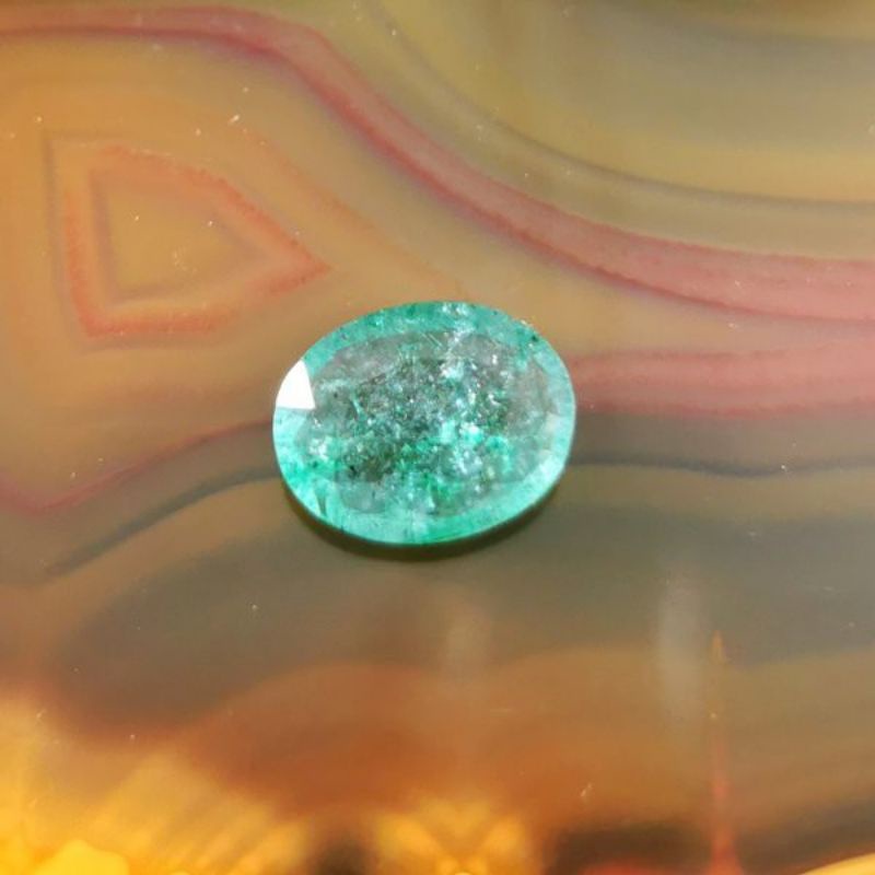 Batu Zamrud Natural Berly Grade A Ce Moderate Original