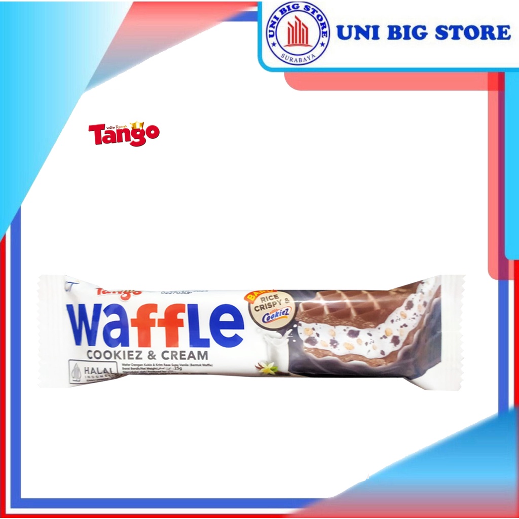 

Tango Waffle Cookiez Cream 25 gr Wafer Cookies Kukis Krim