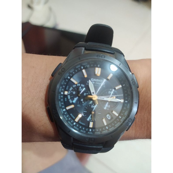jam casio wave ceptor wvq-m410 bekas original mulus