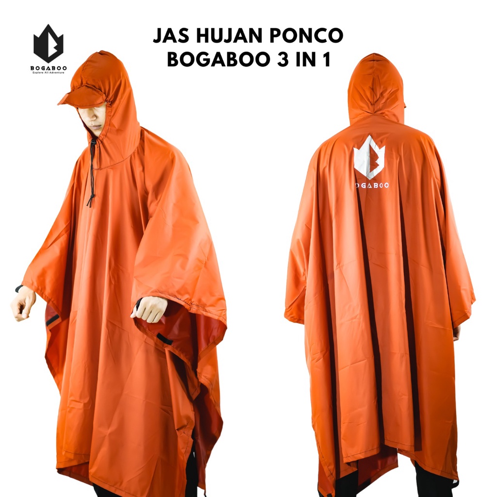 Ponco Bogaboo bogaboo Waterproof - Jas Hujan - Raincoat - Mantel Hujan PONCO