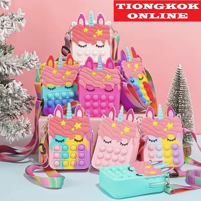 Tas Pop IT MR.PONI UNICORN Tas Selempang Anak