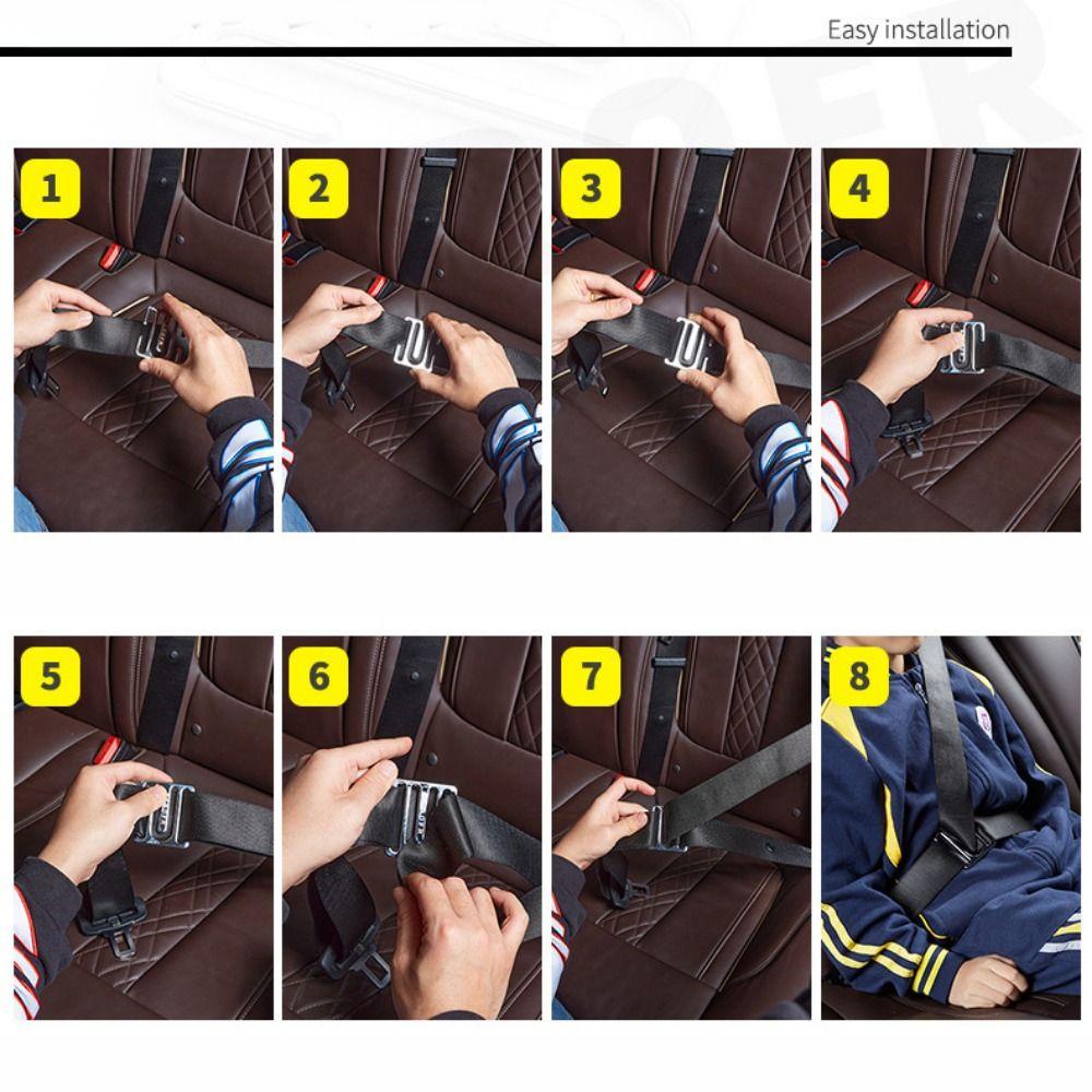 Preva Seatbelt Adjuster Anak Stopper Klip Sabuk Pengaman Nyaman Mobil