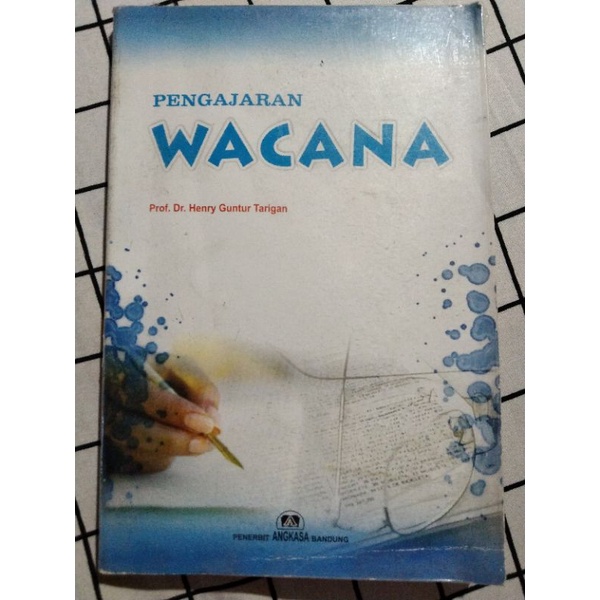 

Pengajaran Wacana -Prof. Dr. Henry Tarigan-