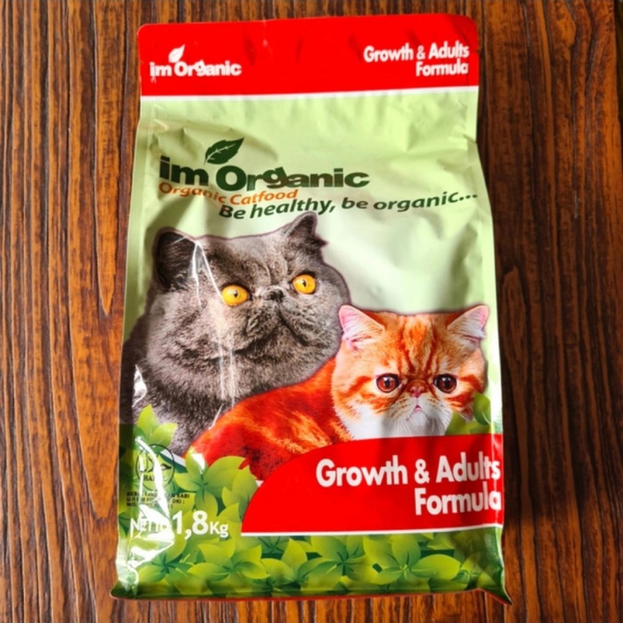 Im Organic Growth & Adult Formula 1,8kg - Makanan Kucing Im Organic