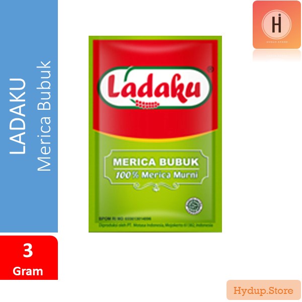 

Ladaku Merica Bubuk Satuan Kemasan 3 Gram