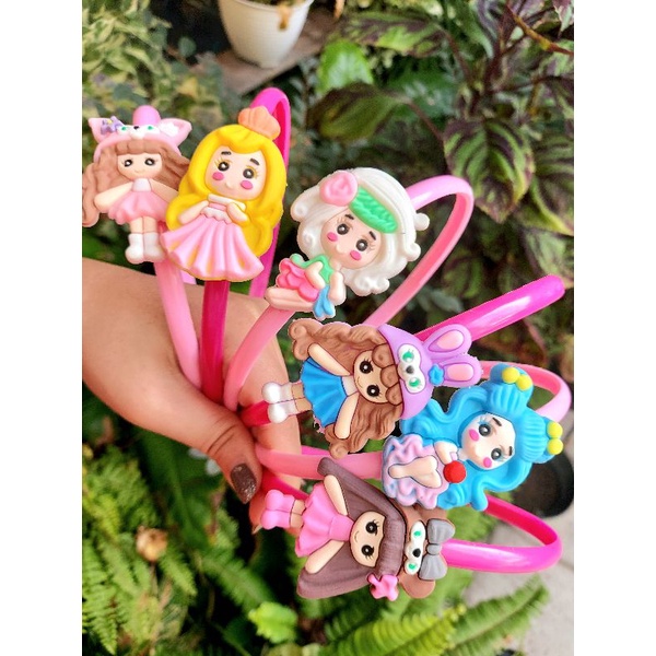 [ULTRATOYS] Bando anak plastik karakter princess,Bando plastik