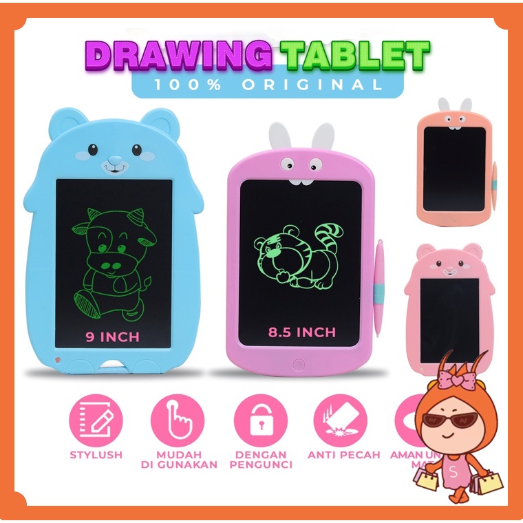 RESELLER WELCOME 5272 TABLET EDUKASI ANAK / WRITING TABLET / PAPAN TULIS TABLET DIGITAL LCD /