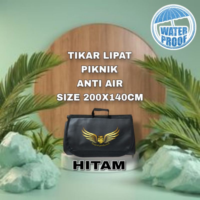 tikar lipat/tikar piknik anti air uk140x200cm