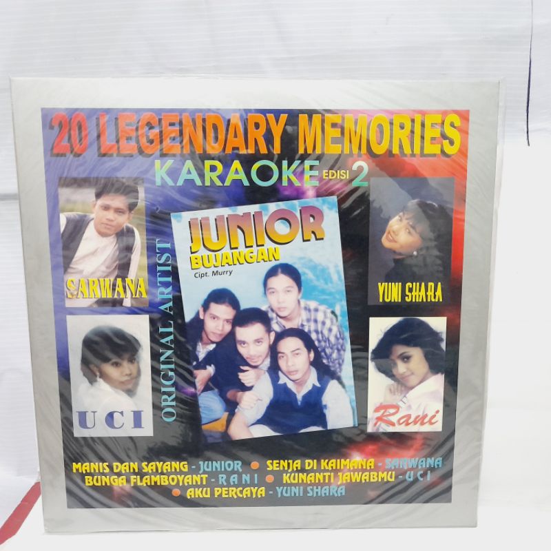Laser Disc 20 Legendary Memories Karaoke Edisi 2 Junior Sarwana Rani