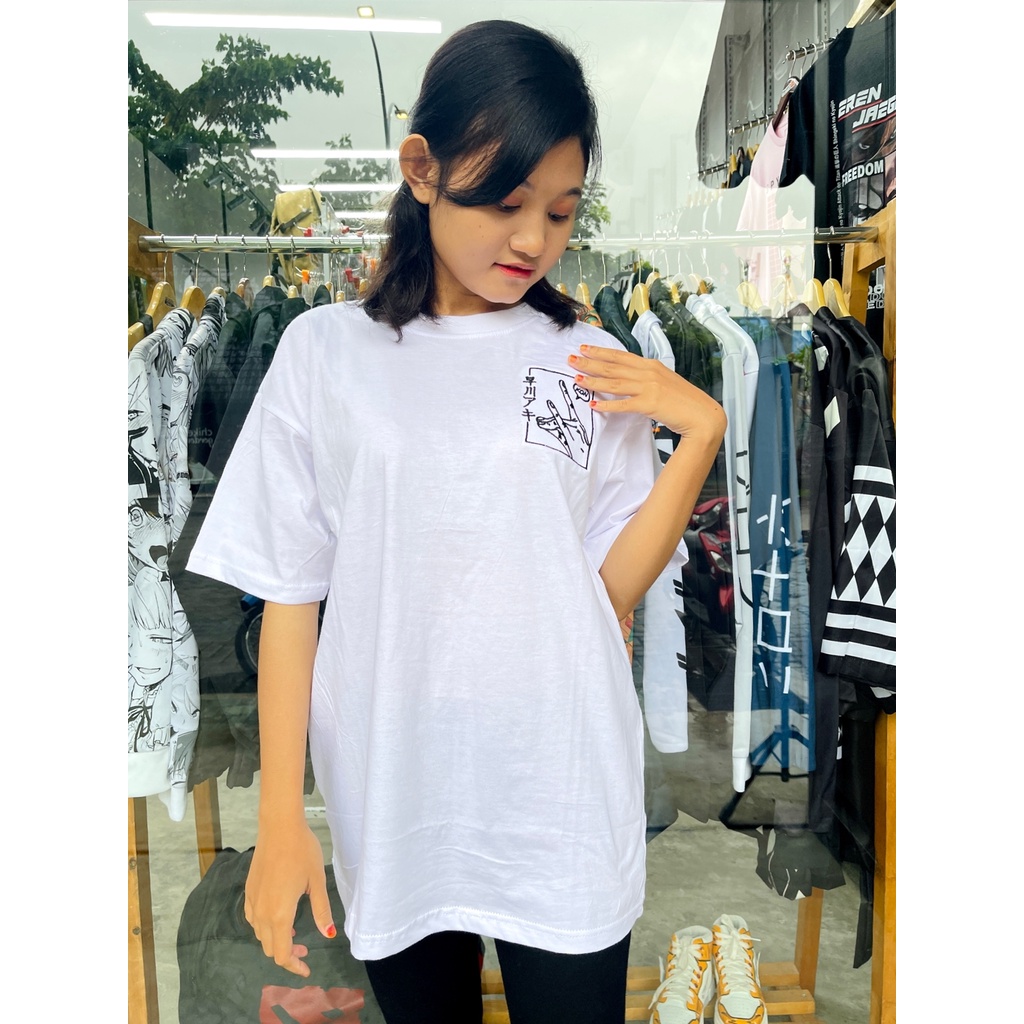 Tshirt Aki Kon Sign Embroidery Anime Chainsaw man Premium