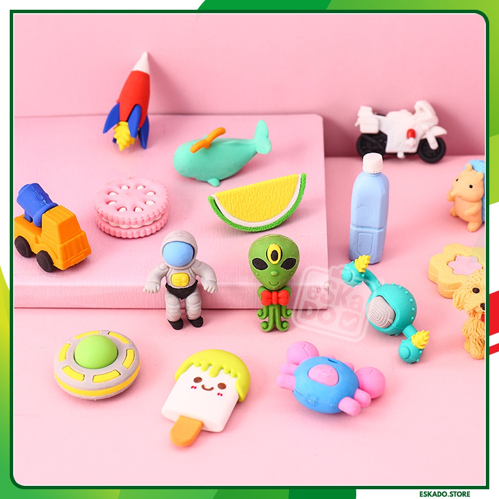 Eraser Fancy / Eraser Motif Lucu / Penghapus Bentuk Lucu