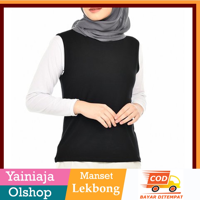 Baju Manset Inner Lekbong Lengan Buntung PREMIUM