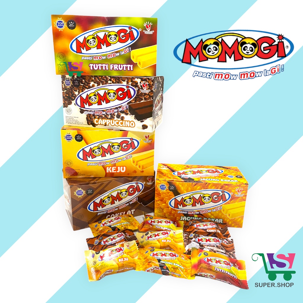 MOMOGI Jagung Bakar / Keju / Coklat / Cappuccino / Tutti Frutti (isi 20 pcs)