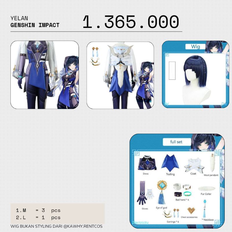 YELAN COSPLAY-GENSHIN IMPACT