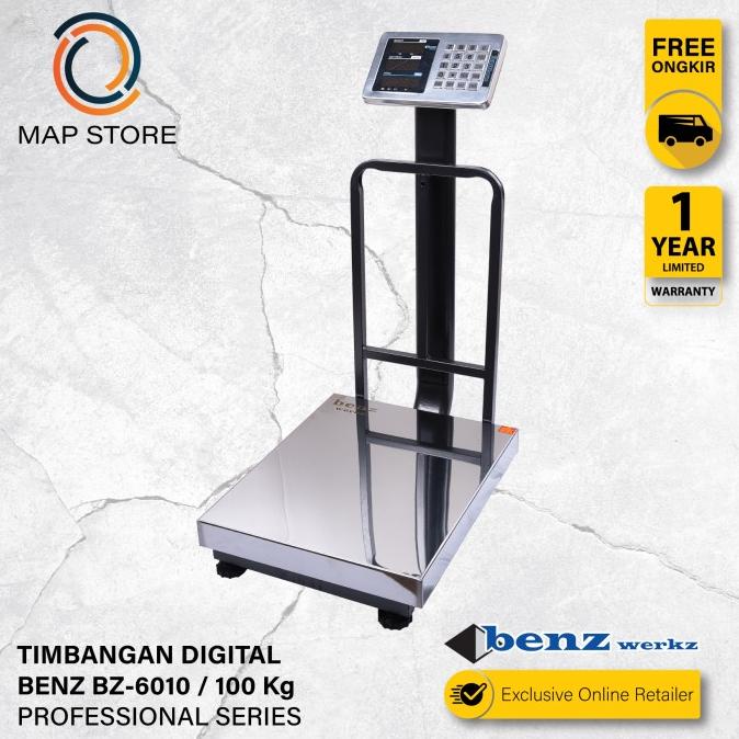 Timbangan Duduk Digital / Timbangan Paket Ekspedisi 100 kg BENZ 6010