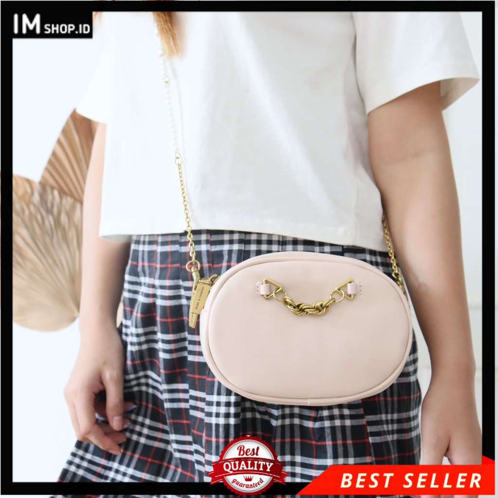 TAS WANITA OVAL CK CK826 DOUBLE LONG STRAP PREMIUM IMPORT