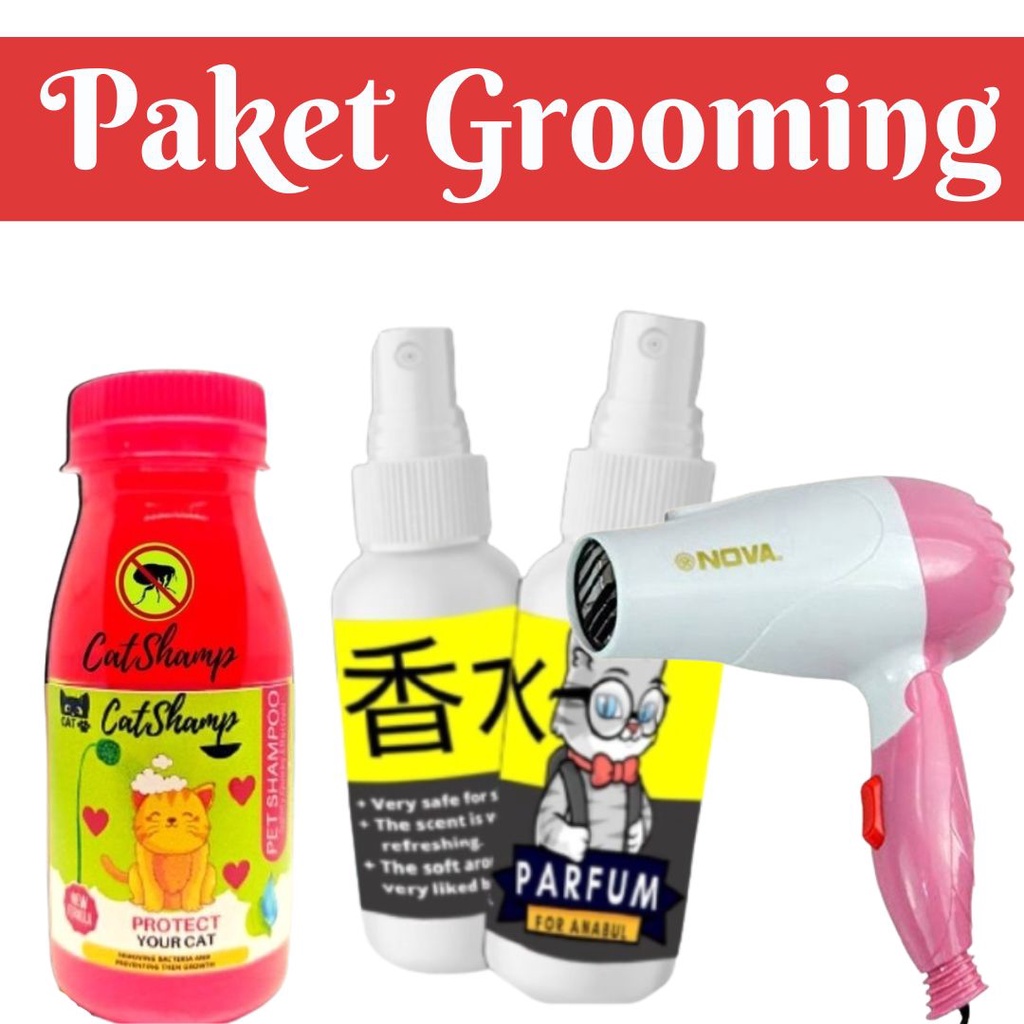 Paket Grooming Anabul Kucing Harum Kucing Hewan Peliharaan FEFARM