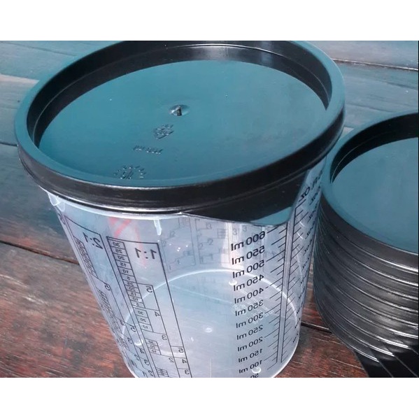 COLAD MIXING CUP LID 350ML Tutup Gelas Takar Cat 350ML