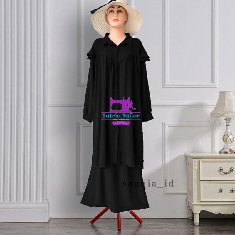 Gamis laila|gamis lebaran terbaru kekinian 2023|gamis lebaran model terbaru|gamis remaja couple kelu