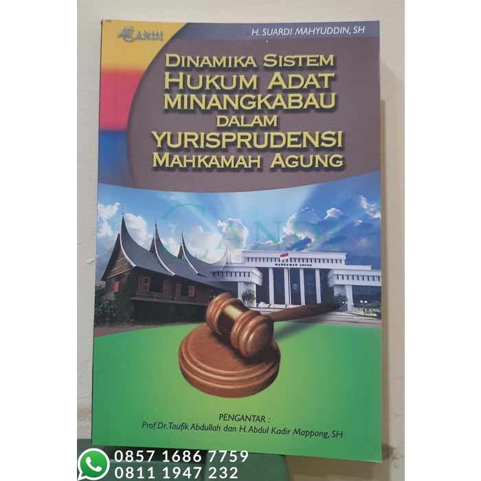 

Buku Hukum Adat Minangkabau Dalam Yurisprudensi Mahkamah Agung