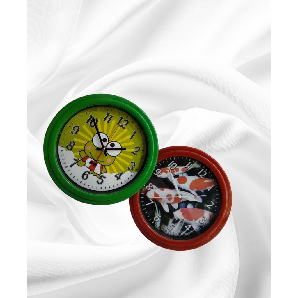 JAM DINDING KARAKTER/JAM DINDING BATERAI/AIKO KARAKTER/DEKORASI DINDING/JAM DINDING/