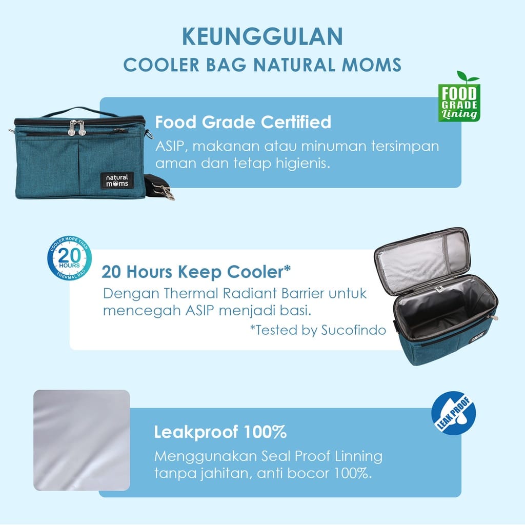 Natural Moms Neo Cooler Bag - Tas Penyimpan Asi
