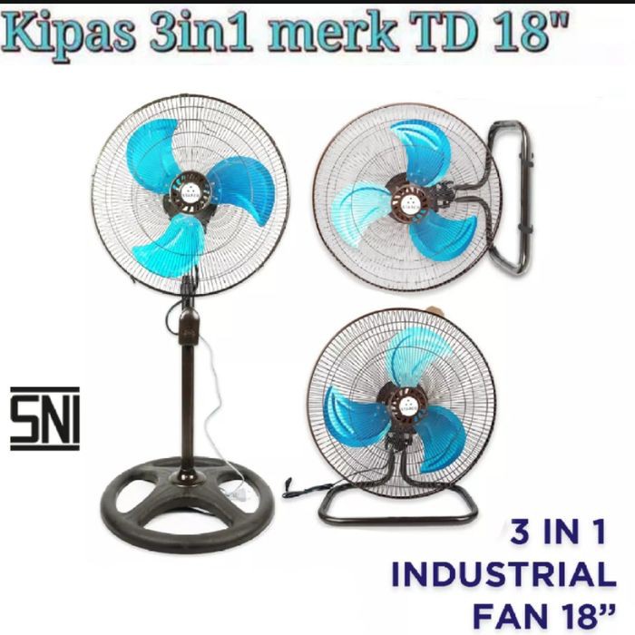 [COD] KIPAS ANGIN TORNADO KIPAS ANGIN BESI DINDING MEJA - KIPAS TD