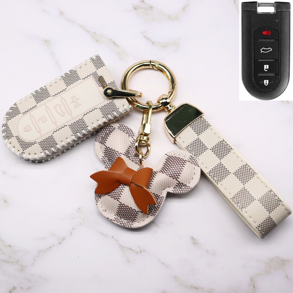 Untuk toyota Veloz rush Innova Yaris Raize MYVI BEZZA AXIA ARUZ Kulit Asli Key Cover Key Holder Premium Grade Ready Stock