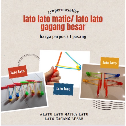 Terlaris  lato lato matic/ lato lato gagang besar
