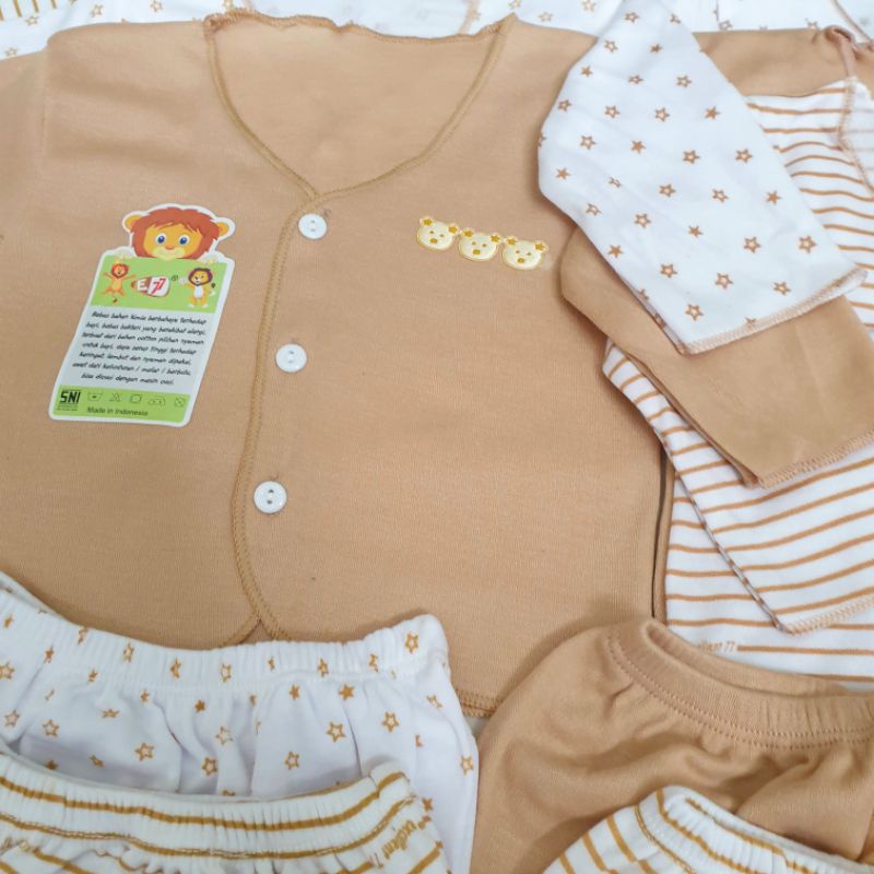 (18 Pcs) Baju Bayi Celana Bayi SNI Paket Perlengkapan Bayi Newborn E77 | Setelan Paket Lengkap Pakaian Bayi Baru lahir