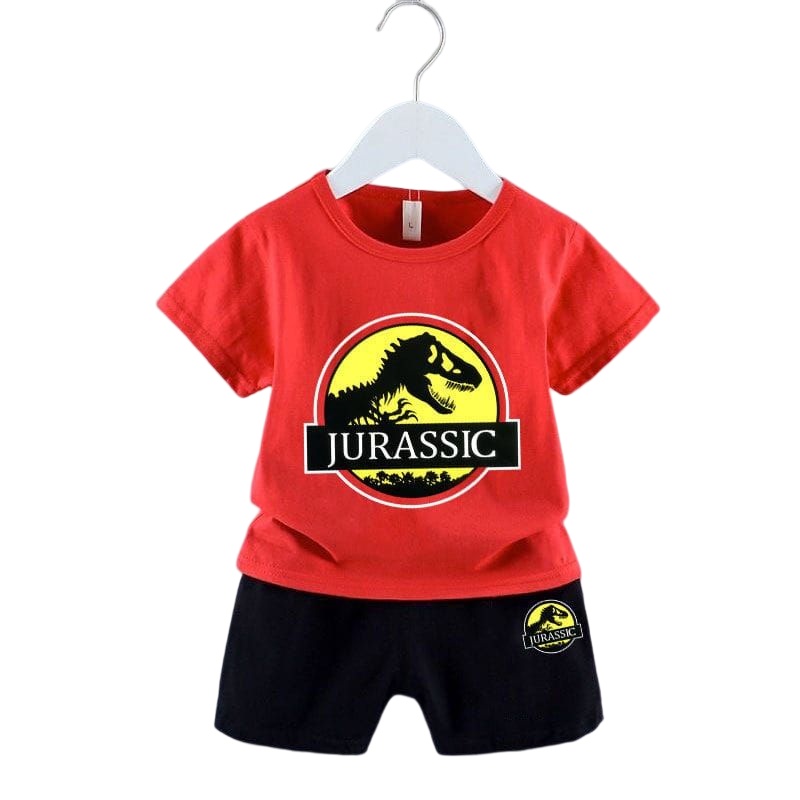 IL - SETELAN UNISEX ANAK JURASSIC DINO / SET ANAK DINO / SET ANAK LAKI LAKI