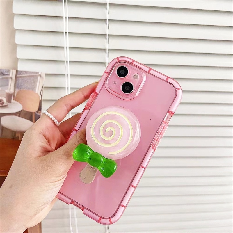 Ins Popsocket Hp / Smartphone Motif Es Krim / Lolipop