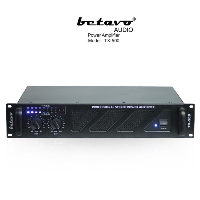 BETAVO AUDIO PROFESSIONAL POWER AMPLIFIER TX-500