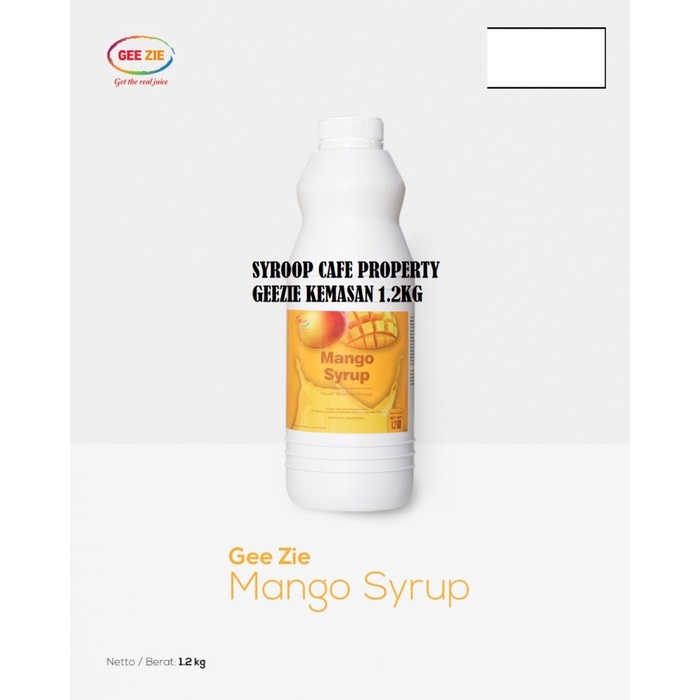 

MANGO SYRUP CONCENTRATE / SYRUP MANGGA / SIRUP MANGGO TAIWAN GEE ZIE