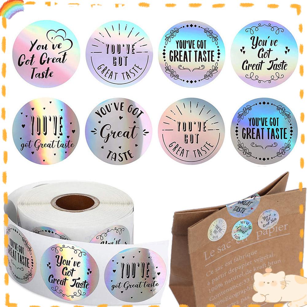 Solighter 500pcs1/1.5inch Terima Kasih Untuk Mendukung Bisnis Kecilku Tahan Air Untuk E-Commerce Online Ecer Label Perekat Diri